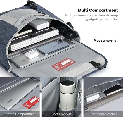 OIWAS Messenger Bag dla mężczyzn, 15.6 Inch Laptop Crossbody Bags Kobiety Casual Sachet Shoulder Bag Biuro podróży College