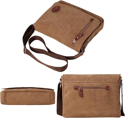 VINTAGE CANVAS SACHEL MESSENGER BAG dla mężczyzn, kobiet, bagaż podróżny 13,5&quot; LAPTOP BAGAS KSIĄŻKA
