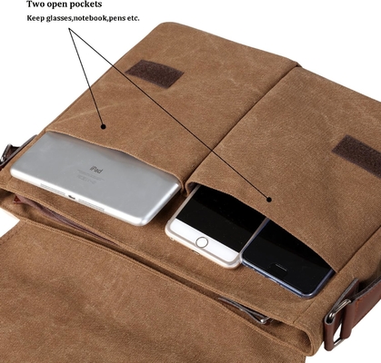 VINTAGE CANVAS SACHEL MESSENGER BAG dla mężczyzn, kobiet, bagaż podróżny 13,5&quot; LAPTOP BAGAS KSIĄŻKA