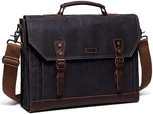 Torba dla mężczyzn,Vintage płótno skóra płótno laptopa torba na ramieniu torba biznesowa walizka
