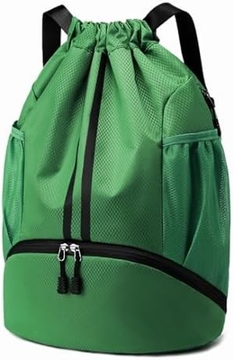 HOEDIA SPORTS DRAWSTRING RYCKPACK - STRING SWIM GYM BAG Z KOPICZĄ CZUBOWĄ I WATER-PROOF POCZEK DOMÓW&amp;MEN