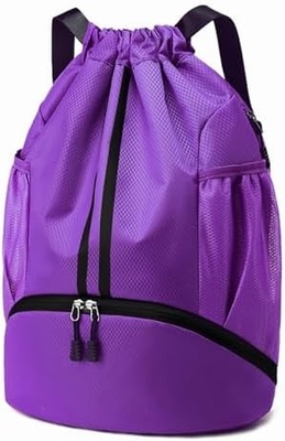 HOEDIA SPORTS DRAWSTRING RYCKPACK - STRING SWIM GYM BAG Z KOPICZĄ CZUBOWĄ I WATER-PROOF POCZEK DOMÓW&amp;MEN