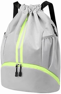 HOEDIA SPORTS DRAWSTRING RYCKPACK - STRING SWIM GYM BAG Z KOPICZĄ CZUBOWĄ I WATER-PROOF POCZEK DOMÓW&amp;MEN