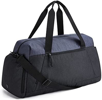 Bagsmart gym bags for men women, składany bagaż podróżny, lekki weekend duffel bag z schowkiem,