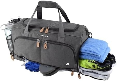 ULTIMATE GYM BAG 2.0: TAKTOWANIE DURABLE CROWDSOURCE zaprojektowane z 10 optymalnymi przedziałami, w tym wodoodporne