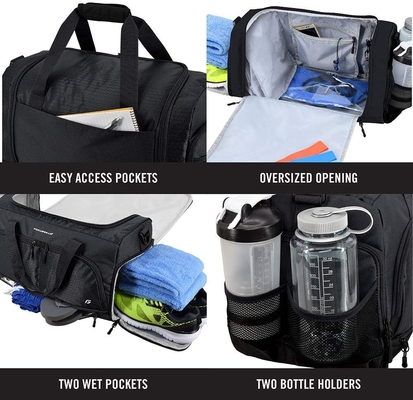 ULTIMATE GYM BAG 2.0: TAKTOWANIE DURABLE CROWDSOURCE zaprojektowane z 10 optymalnymi przedziałami, w tym wodoodporne