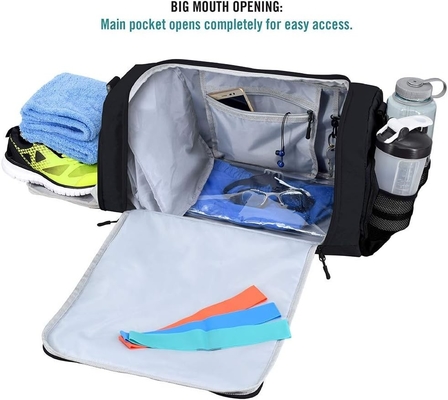 ULTIMATE GYM BAG 2.0: TAKTOWANIE DURABLE CROWDSOURCE zaprojektowane z 10 optymalnymi przedziałami, w tym wodoodporne