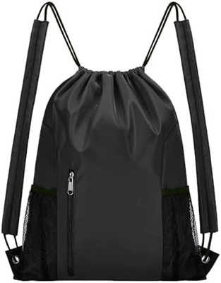 BEEGREEN DRAWSTRING-BACK-GYM-BAG, LARGE SPORTS BAG, STRING RECKBACK CINCH BAG dla mężczyzn i kobiet Czerwony