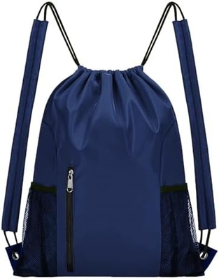 BEEGREEN DRAWSTRING-BACK-GYM-BAG, LARGE SPORTS BAG, STRING RECKBACK CINCH BAG dla mężczyzn i kobiet Czerwony