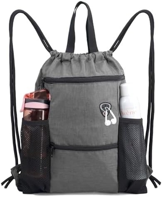 BEEGREEN DRAWSTRING-BACK-GYM-BAG, LARGE SPORTS BAG, STRING RECKBACK CINCH BAG dla mężczyzn i kobiet Czerwony