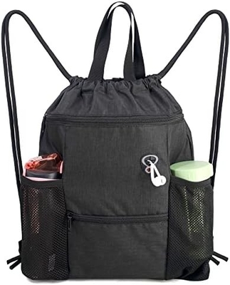 BEEGREEN DRAWSTRING-BACK-GYM-BAG, LARGE SPORTS BAG, STRING RECKBACK CINCH BAG dla mężczyzn i kobiet Czerwony