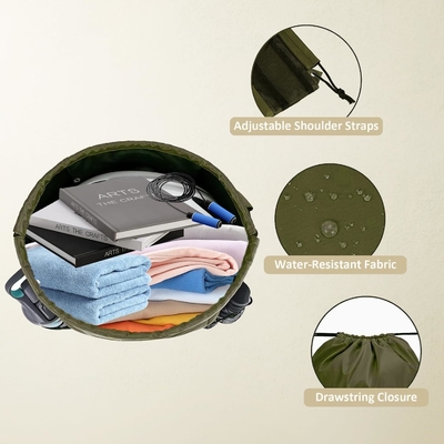 BEEGREEN DRAWSTRING-BACK-GYM-BAG, LARGE SPORTS BAG, STRING RECKBACK CINCH BAG dla mężczyzn i kobiet Czerwony