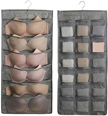 LIREX BRA STORAGE ORGANIZER Z 10 kieszeniami, 1 paczką składane bieliznę