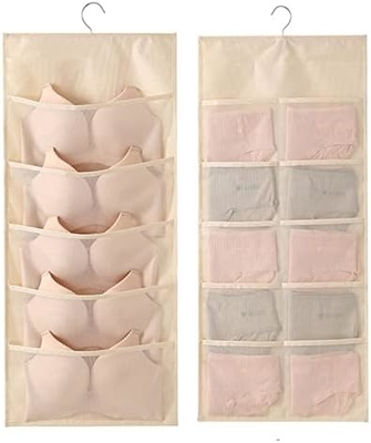 LIREX BRA STORAGE ORGANIZER Z 10 kieszeniami, 1 paczką składane bieliznę