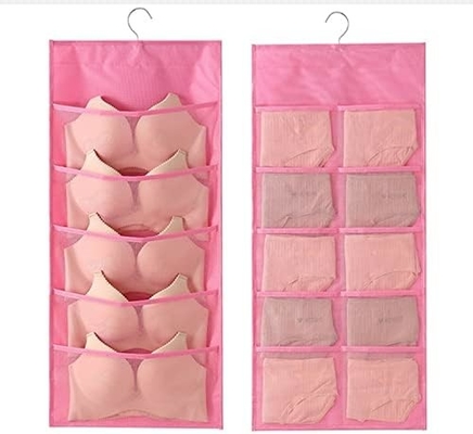 LIREX BRA STORAGE ORGANIZER Z 10 kieszeniami, 1 paczką składane bieliznę