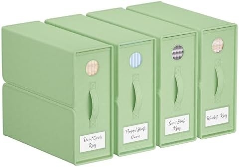 Organizatory i przechowywanie arkuszy, 4-pack, wielkość królewska/królewska (szary), organizator arkuszy, pojemniki do przechowywania arkuszy,