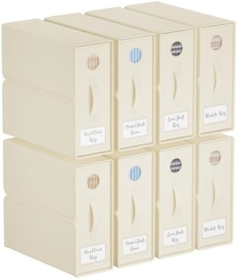 Organizatory i przechowywanie arkuszy, 4-pack, wielkość królewska/królewska (szary), organizator arkuszy, pojemniki do przechowywania arkuszy,