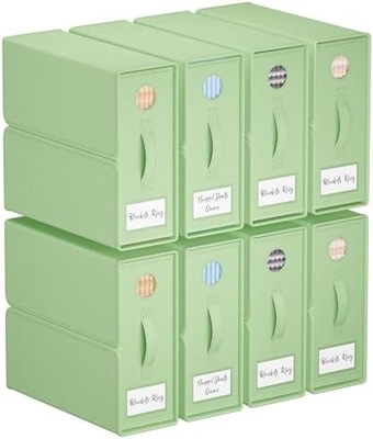 Organizatory i przechowywanie arkuszy, 4-pack, wielkość królewska/królewska (szary), organizator arkuszy, pojemniki do przechowywania arkuszy,