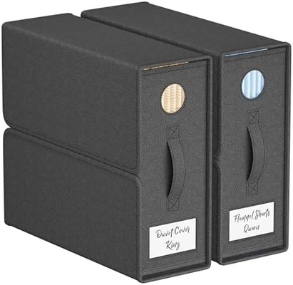Organizatory i przechowywanie arkuszy, 4-pack, wielkość królewska/królewska (szary), organizator arkuszy, pojemniki do przechowywania arkuszy,