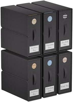 Organizatory i przechowywanie arkuszy, 4-pack, wielkość królewska/królewska (szary), organizator arkuszy, pojemniki do przechowywania arkuszy,