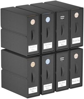 Organizatory i przechowywanie arkuszy, 4-pack, wielkość królewska/królewska (szary), organizator arkuszy, pojemniki do przechowywania arkuszy,