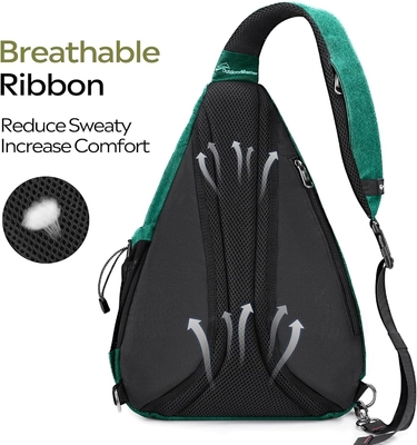 OutdoorMaster Sling Bag, Daypack, Crossbody Shoulder Chest Urban Outdoor Travel Backpack dla kobiet i mężczyzn