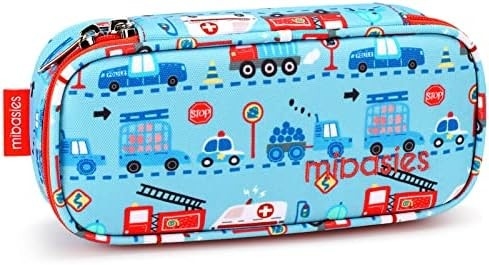 Mybasies dziecięce ołówek dla dziewczynek i chłopców Miękki Rainbow Pen Box Pocket (Rainbow 1)