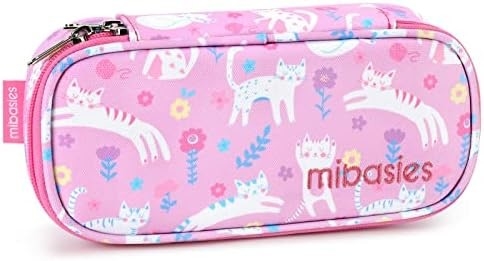 Mybasies dziecięce ołówek dla dziewczynek i chłopców Miękki Rainbow Pen Box Pocket (Rainbow 1)