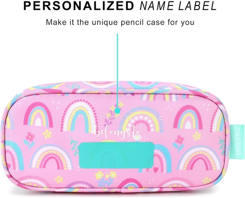 Mybasies dziecięce ołówek dla dziewczynek i chłopców Miękki Rainbow Pen Box Pocket (Rainbow 1)