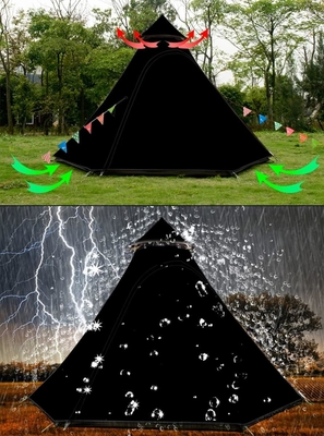 12'x10'x8'Kopułkowy namiot kempingowy 5-6 osób 4 Sezon Dwuwarstwowe warstwy wodoodporne anty-UV Windproof namioty rodzinne kemping na świeżym powietrzu