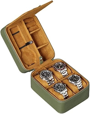 ROTHWELL 5 Watch Travel Case Storage Organizer dla 5 zegarków.