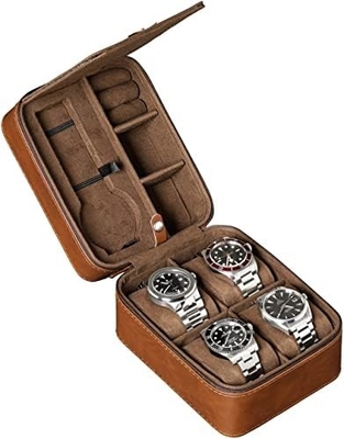 ROTHWELL 5 Watch Travel Case Storage Organizer dla 5 zegarków.