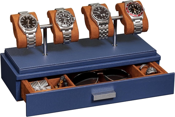ROTHWELL Luxury Watch Display Case dla 4 zegarków