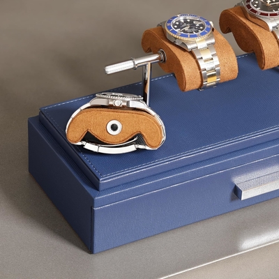 ROTHWELL Luxury Watch Display Case dla 4 zegarków