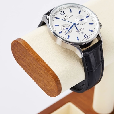 Solid Wood Watch Display Stand T-bar Watch Stand Biżuteria Holder Stand Watch Case dla mężczyzn Watch Holder Organizer dla mężczyzn