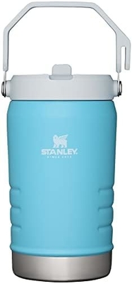 IceFlow Tumbler ze stali nierdzewnej ze słomką, próżniowo izolowana butelka na wodę do domu, biura lub samochodu, kubek wielokrotnego użytku