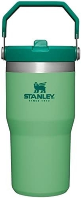 IceFlow Tumbler ze stali nierdzewnej ze słomką, próżniowo izolowana butelka na wodę do domu, biura lub samochodu, kubek wielokrotnego użytku
