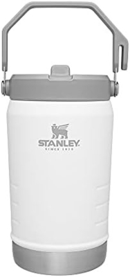 IceFlow Tumbler ze stali nierdzewnej ze słomką, próżniowo izolowana butelka na wodę do domu, biura lub samochodu, kubek wielokrotnego użytku