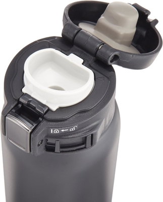 Zojirushi SM-SA60BA Pudełko podciśnieniowo izolowane ze stali nierdzewnej, 1 licznik (pakowanie po 1), czarne, 20 oz