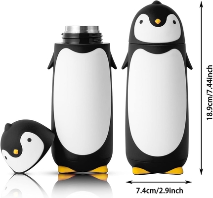Pinguin Stal nierdzewna Vakuum izolowane butelki podróżne kubek herbaty butelka z wodą butelka kawy
