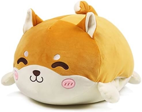 Shiba Inu Płuszczowa Poduszka Zapełnione zwierzę Cute Płuszczowa Zabawka Squishy Anime Corgi Płuszczowe Płuszczowe Kawaii Miękka Poduszka Obejmowanie