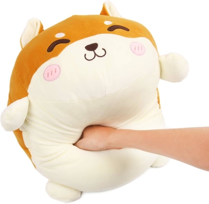Shiba Inu Płuszczowa Poduszka Zapełnione zwierzę Cute Płuszczowa Zabawka Squishy Anime Corgi Płuszczowe Płuszczowe Kawaii Miękka Poduszka Obejmowanie