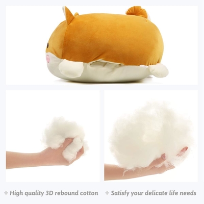 Shiba Inu Płuszczowa Poduszka Zapełnione zwierzę Cute Płuszczowa Zabawka Squishy Anime Corgi Płuszczowe Płuszczowe Kawaii Miękka Poduszka Obejmowanie
