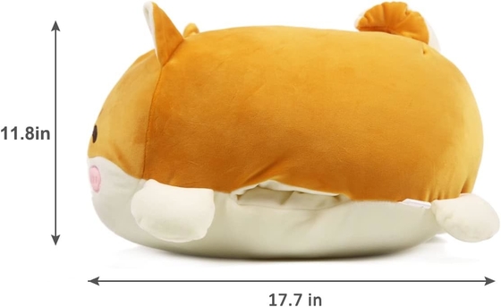 Shiba Inu Płuszczowa Poduszka Zapełnione zwierzę Cute Płuszczowa Zabawka Squishy Anime Corgi Płuszczowe Płuszczowe Kawaii Miękka Poduszka Obejmowanie