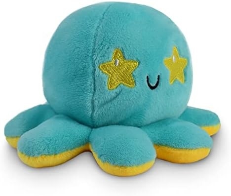 TeeTurtle - oryginalny odwracalny ośmiornica Plushie - miłość + nienawiść - urocze zmysłowe Fidget wypełnione zwierzęta, które pokazują swoje