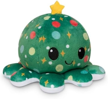 TeeTurtle - oryginalny odwracalny ośmiornica Plushie - miłość + nienawiść - urocze zmysłowe Fidget wypełnione zwierzęta, które pokazują swoje