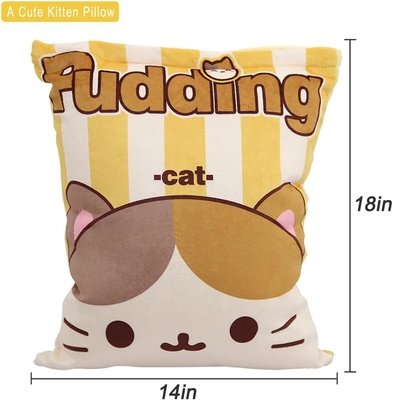 REFAHB Cute Plush Pillow Throw Pillow Removable Stuffed Animal Toys Kreatywne prezenty dla dziewczynek (Kitten)