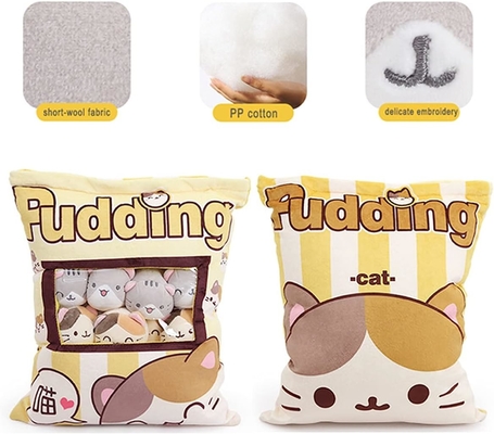 REFAHB Cute Plush Pillow Throw Pillow Removable Stuffed Animal Toys Kreatywne prezenty dla dziewczynek (Kitten)