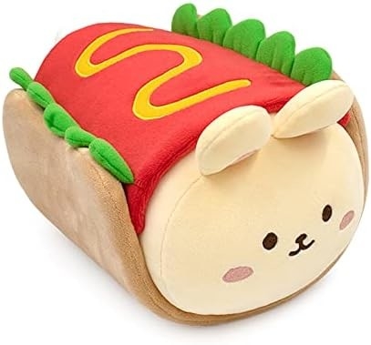 Oficjalna lalka z płaszczem w rolce. Miękka, miękka, ciepła, słodka, wygodna, bezpieczna poduszka burrito z szczeniakiem.