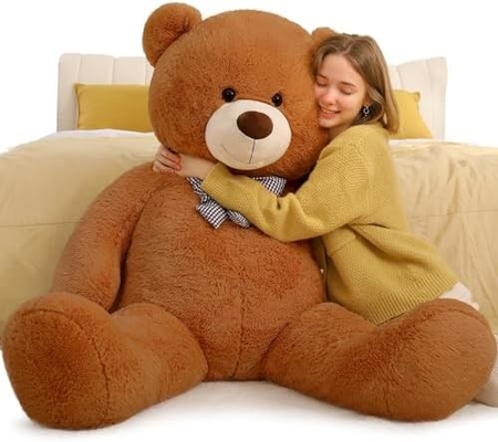 Misscindy Giant Teddy Bear Płaszczany zwierzę dla dziewczyny lub dzieci 47 cali, (biały)